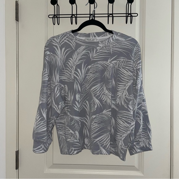 Rachel Zoe palm print lounge set - Picture 2 of 16